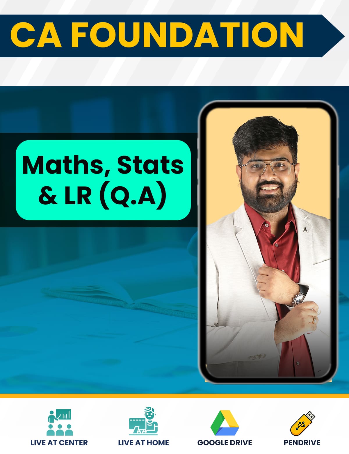 CA Foundation Math, Stats & LR (Q.A)